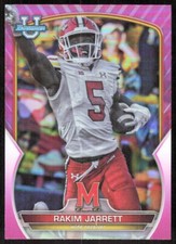2022 1298E Bowman University Chrome Pink Refractor Rakim Jarrett Maryland