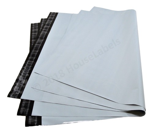 25-1000 BOLSAS DE CORREO DE POLIETILENO - Etiquetas de casa - 2,35 MIL Sobres de envío blancos de espesor - Imagen 32 de 41