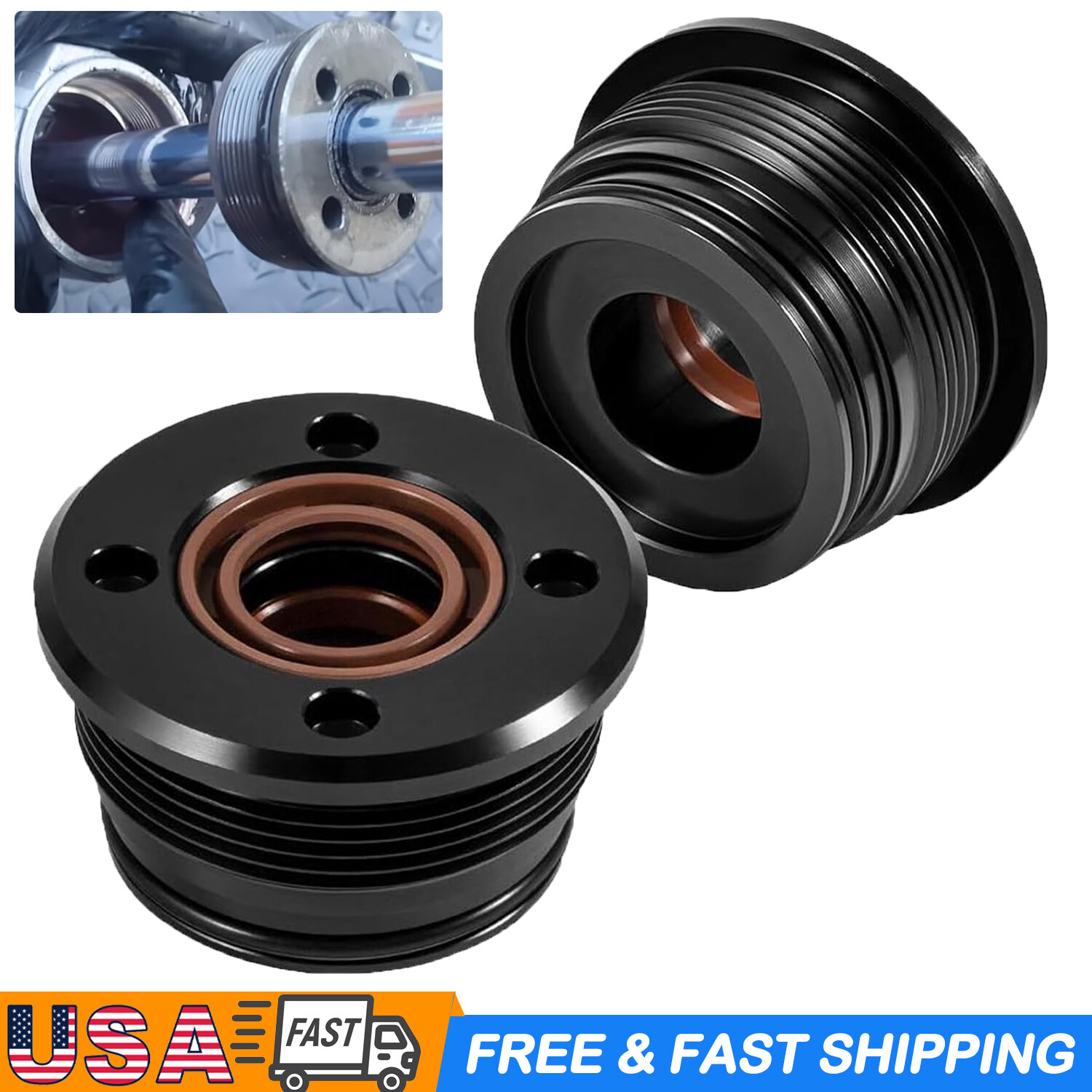 Trim Cylinder RAM Rebuild Kit for Volvo Penta 3860881 290 872612 872837 (2PCS)