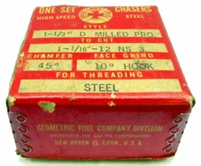 Geometric 1-1/16"-12  1-1/2" D Chaser Set Projection