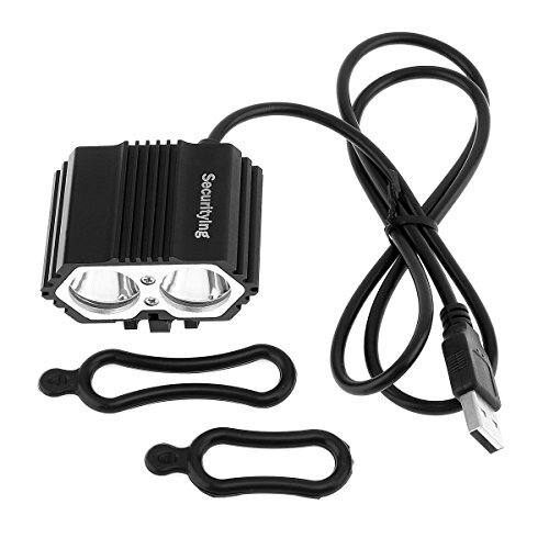 USB Powered Bicycle Light, LED Headlamp Waterproof 700 Lumen