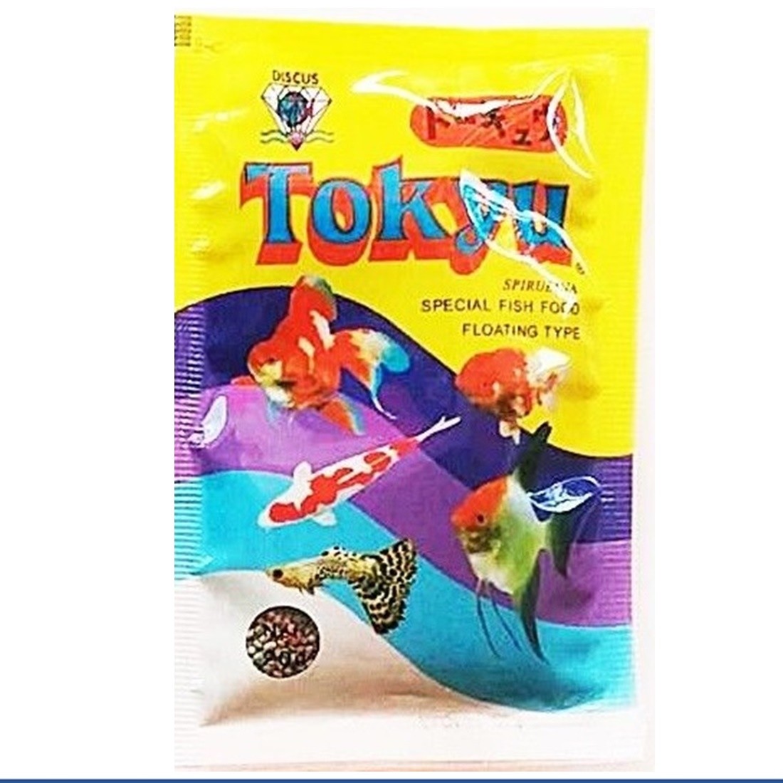 Tokyu Koi Goldfish Fish Food Dried Spirulina Floating Baby Pellet Type