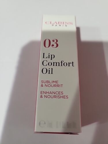 Clarins Light Lip Comfort Oil #03 RED BERRY NIB - Picture 1 of 7