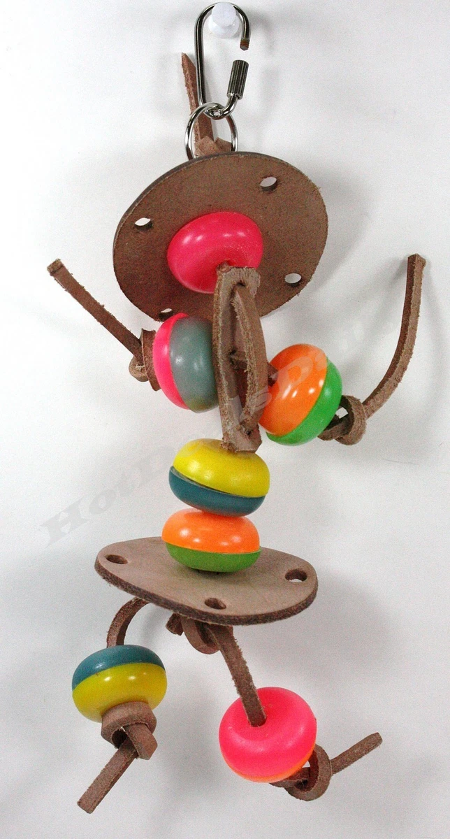 Leather 2025 bird toys
