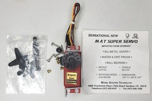 Servo Metal Gear 55.5 Oz Torq  OFNO SERPENT TRAXXAS Car Truck Futaba Connector