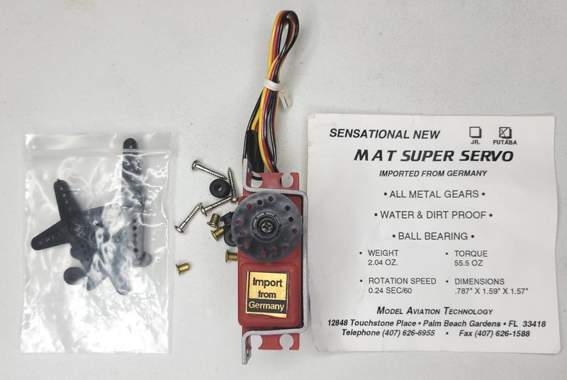 Servo Metal Gear 55.5 Oz Torq  OFNO SERPENT TRAXXAS Car Truck Futaba Connector