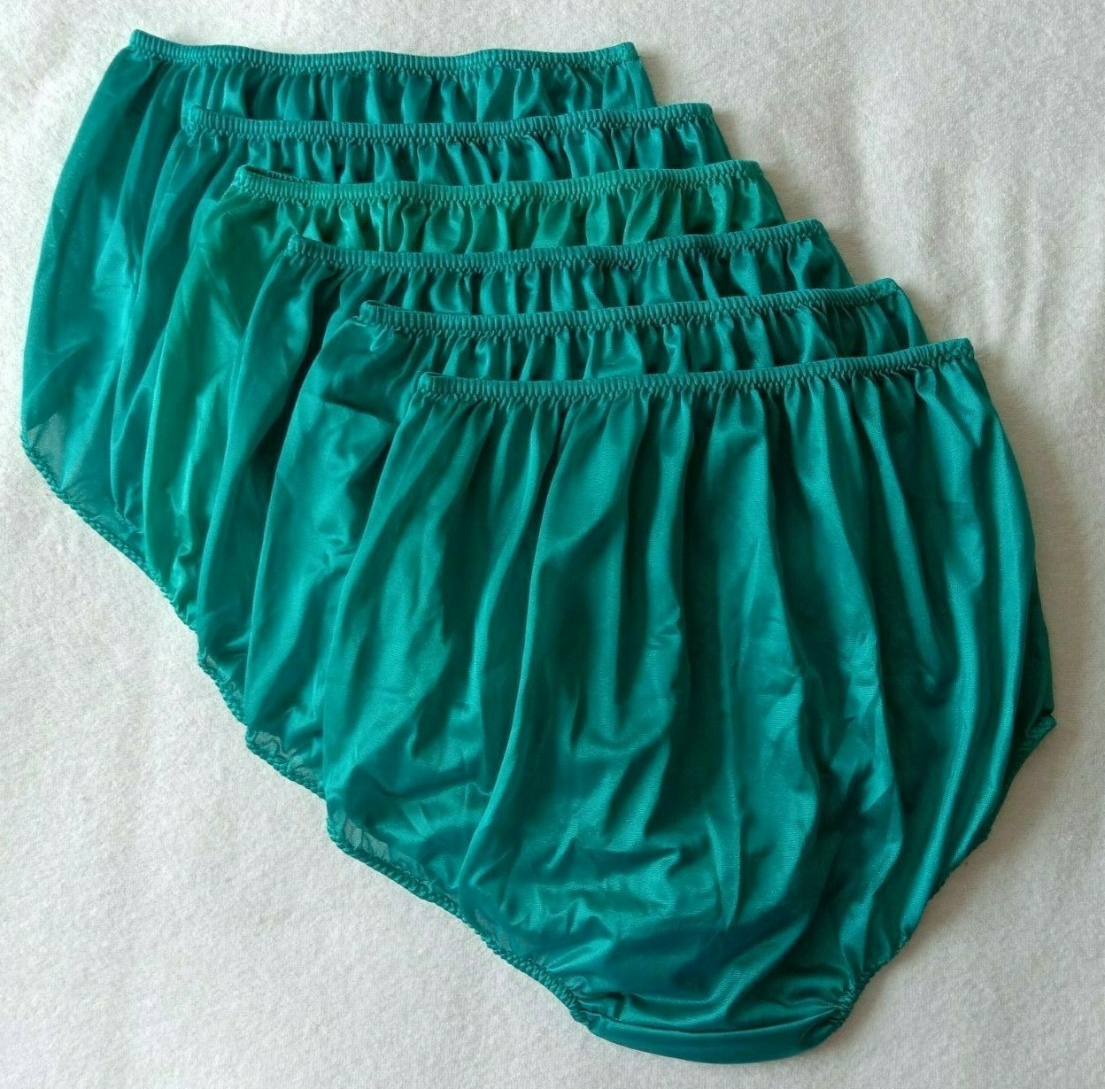 6x Nylon Underwear Size XXL Vintage Style Pantie Men Briefs Granny