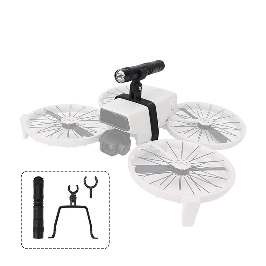 Drone Night Flight Light Flashlight & Searchlight Stand Bracket Kit For DJI FLIP-image