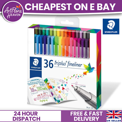 334 C36 Triplus Fineliner Superfine Pen, 0,3 mm Strichstärke - verschiedene Farben