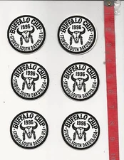 6 1996 Buffalo chip stickers Sturgis South Dakota motorcycle stickers