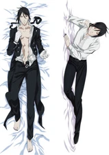 Anime Dakimakura Sebastian From Black Butler Hugging Body Pillow Case Cover 59"