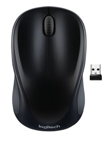 Logitech M317 Wireless Mouse, 2.4 GHz with USB Receiver - Black - Picture 3 of 5