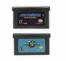 Metroid Fusion & Zero Mission – 32-Bit GBA Game Cartridge for GBA/NDS