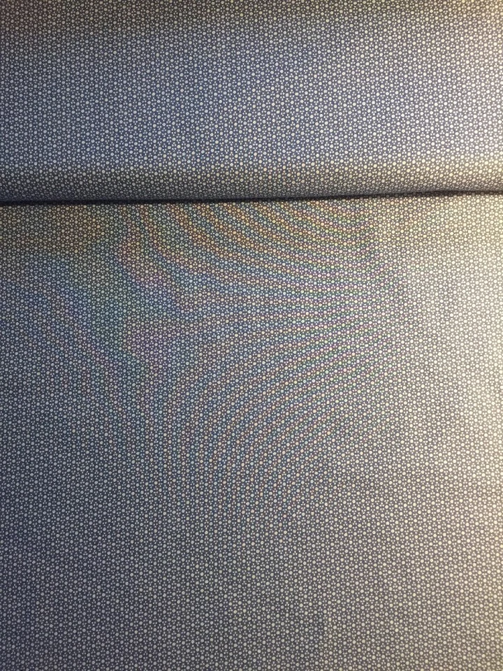 Patchworkstoff Baumwolle Free Spirit Katagami Parson Gray Pinpoints Blau Plumx - Bild 2 von 3