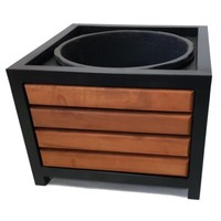 Blumentopf, Blumenkasten, Pflanzkasten BlumenküBel Dekotopf Aus Holz Rechteckig