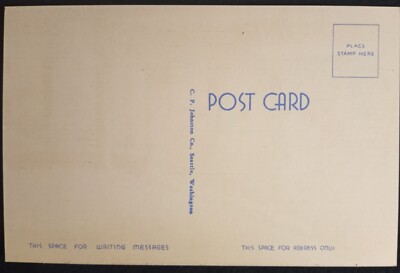 Large Letter Greetings from Seattle Washington WA View c1940s