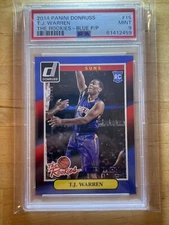 2014-15 DONRUSS TJ WARREN PRESS PROOF Blue The Rookies PSA 9 Low Pop One Of One