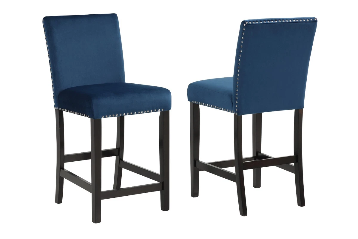 Royal blue bar stools clearance