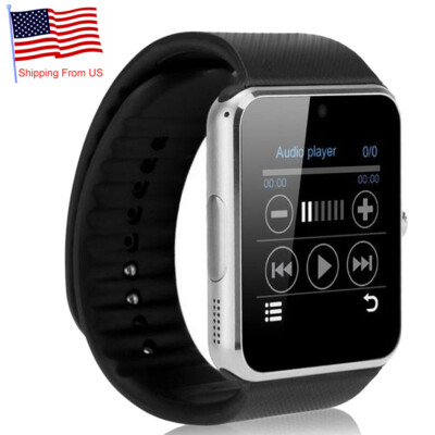 Slim Bluetooth Smart Watch Unlocked Call Text Sync with Mic Speaker Phone Mate