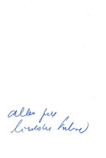 Liselotte Pulver Autogramm signed 10x15 cm Karteikarte