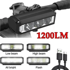 Super Bright LED Bike Light USB Rechargeable Bicycle Front Headlight Waterproof
