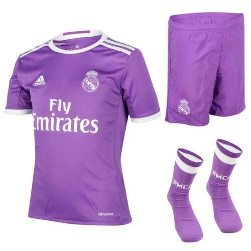 Camisetas de fútbol de clubes españoles real madrid color morado