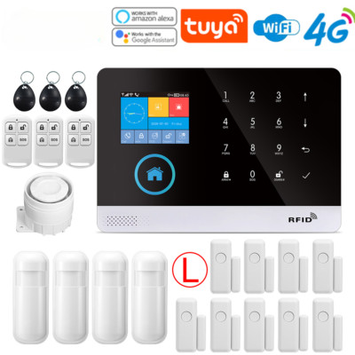 4G Home WiFi Intelligent Alarm System, Home Wireless Security Device, Controlled