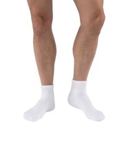 JOBST SensiFoot Diabetic Support Socks for Men and Women with Large, White