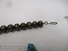 VINTAGE NAVAJO INDIAN TURQUOISE NUGGET SILVER NAVAJO PEARL BEADS NECKLACE — photo 2