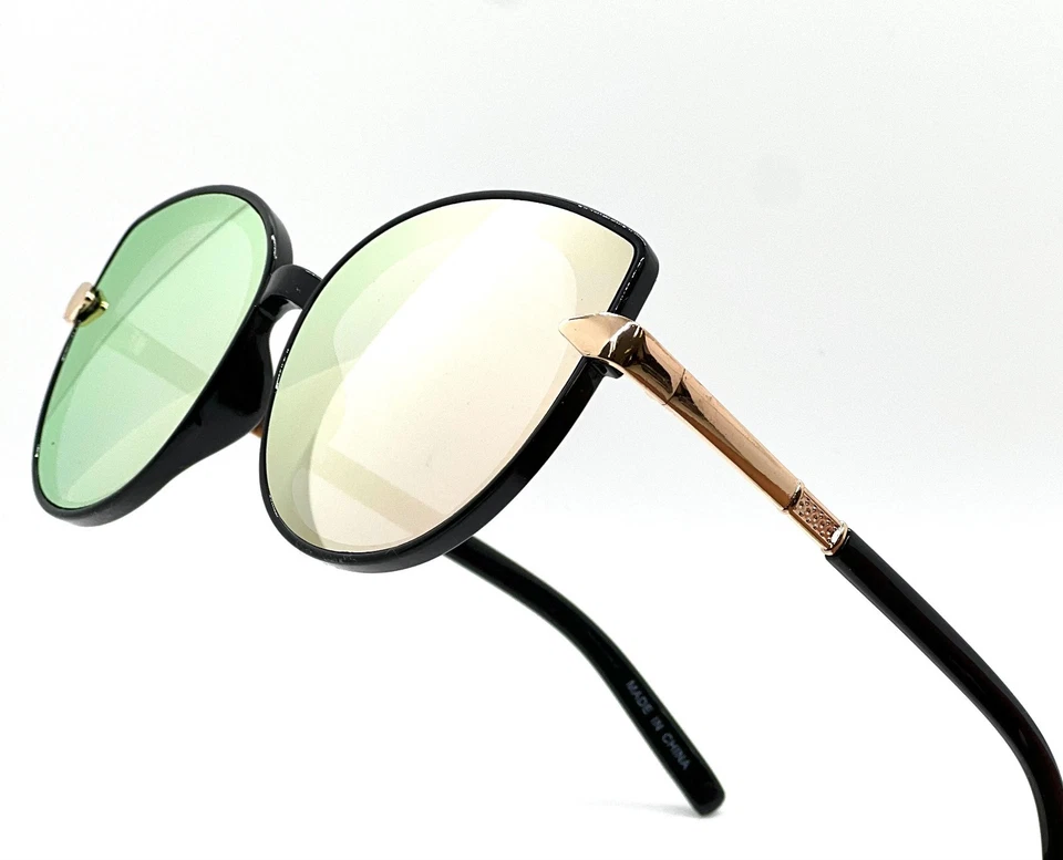 Moda GRANDE GRAN TAMAÑO MARIPOSA Mujeres Gafas de sol Planas Top Estilo Moda Exterior Foto 2 de 4