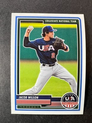 2023 Panini Stars Stripes Jacob Wilson #89  - 50% off 5 or more under $5