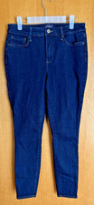 NYDJ Ami Ankle Skinny Jeans Sz 8 Sure Stretch Lift Tuck Technology Dark Wash