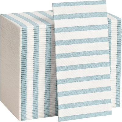 100 Pack Disposable Linen-Feel Guest Towels Cloth-Like Airlaid Hand Towels Bathr