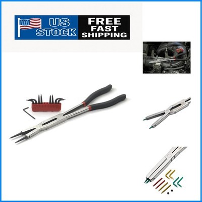 Double-X Snap Ring Pliers 82033 | Precision Tool for Tight Spaces with Sure Grip