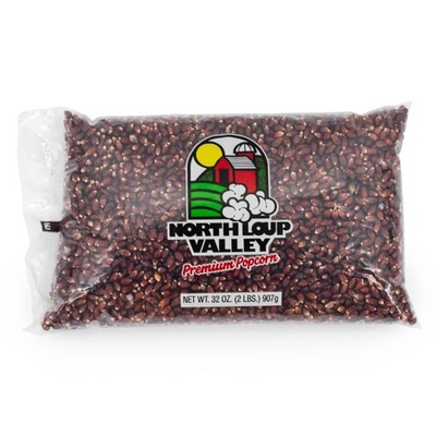 Red Un-Popped Popcorn Kernels | 2 lb | Non-GMO | Popcorn County USA | North Loup