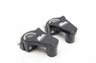 2011 KAWASAKI KLR650 ROX SPEED FX 2" PIVOTING HANDLEBAR RISERS BLACK