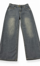 Women's Vintage Blue Distressed Jeans Sz Med 689