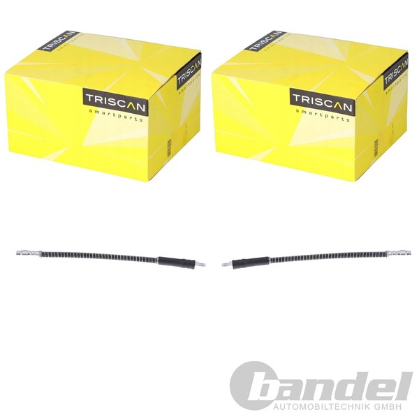 2X Triscan Bremsschlauch Vorne Passend FüR Renault Clio Thalia Twingo-image