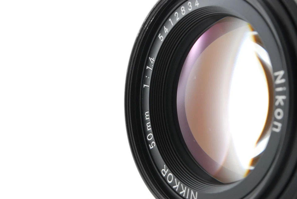 ▶︎[NEAR MINT+] Nikon Ai-s Nikkor 50mm f1.4 AIS MF Prime Lens w/cap From JAPAN - Image 3 of 4