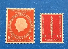 Netherlands Stamps, Scott 366-367 Complete Sets MNH