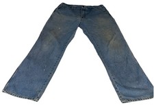 Light wash blue denim dickies carpenter jeans vintage some wear