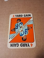 1971 TOPPS FOOTBALL GAME CARD ROMAN GABRIEL LOS ANGELES RAMS #28 OF 52