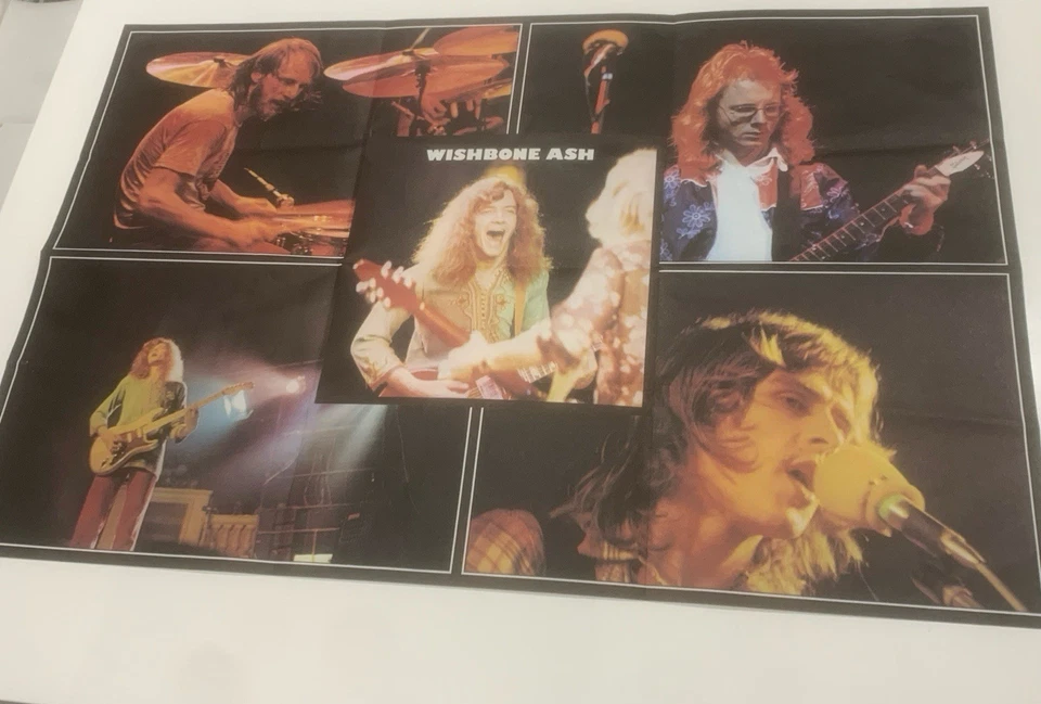 LP Vinyl Wishbone Ash Wishbone Four MDKS 8011 UK 1st Press 1973 C/W Poster VG - Image 2 of 4