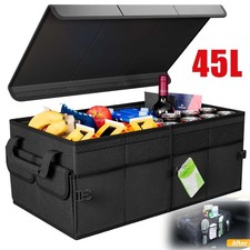 Kofferraumtasche Organizer mit Deckel Kofferraum Autobox Auto Box Tasche