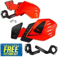 UFO Universal Guardian Red Motocross and Enduro Handguards PM01656-070