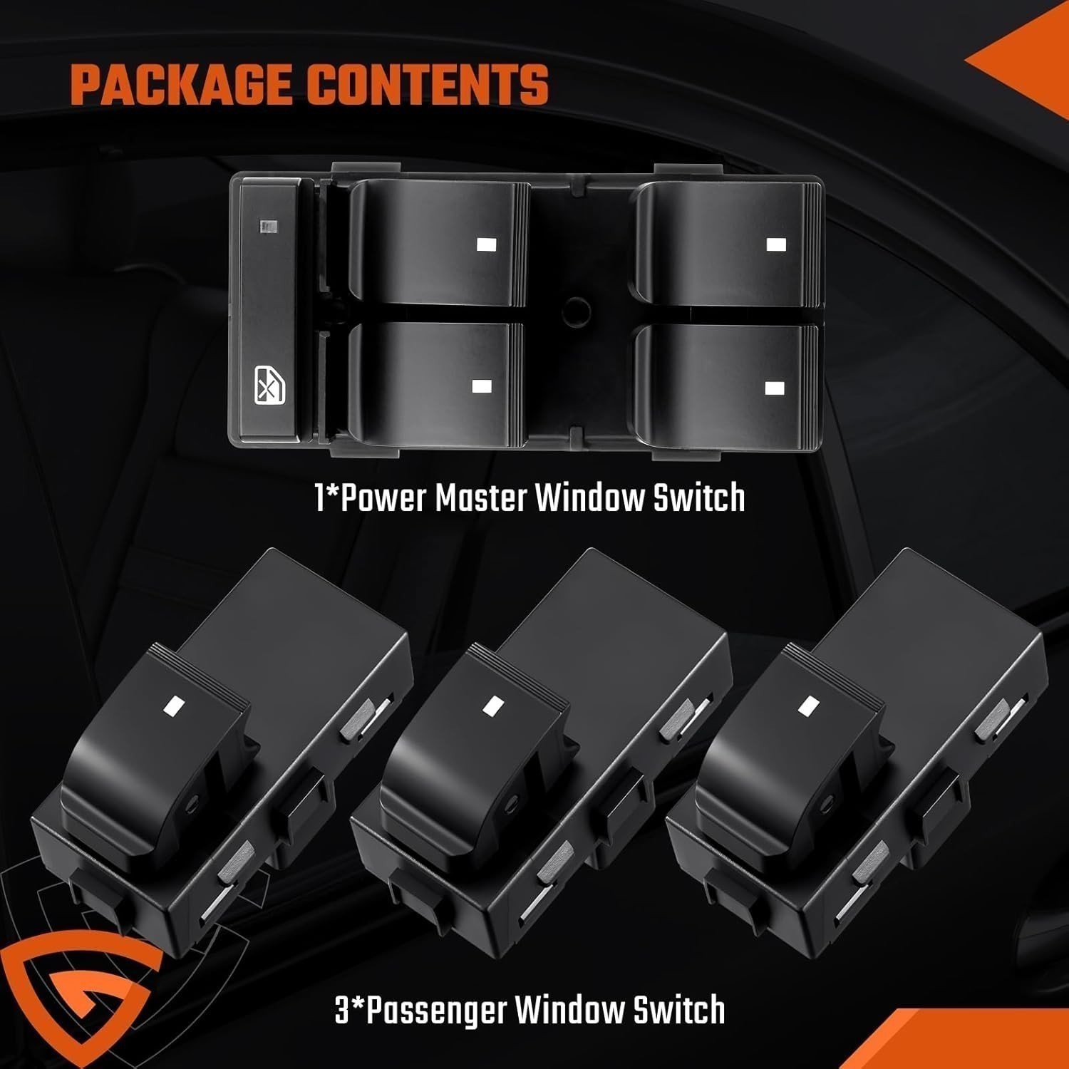 Driver Side & 3 Pcs Passenger Power Window Switch for 07-13 Chevy Silverado US