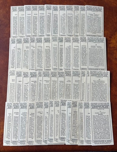 John Players Cigarette Cards Full Set - Aircraft Of The Royal Air Force 1938 - Picture 4 of 5