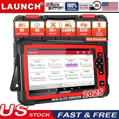 LAUNCH X431 CRP919E PRO Elite Bidirectional Car Diagnostic Scanner Key Coding#！