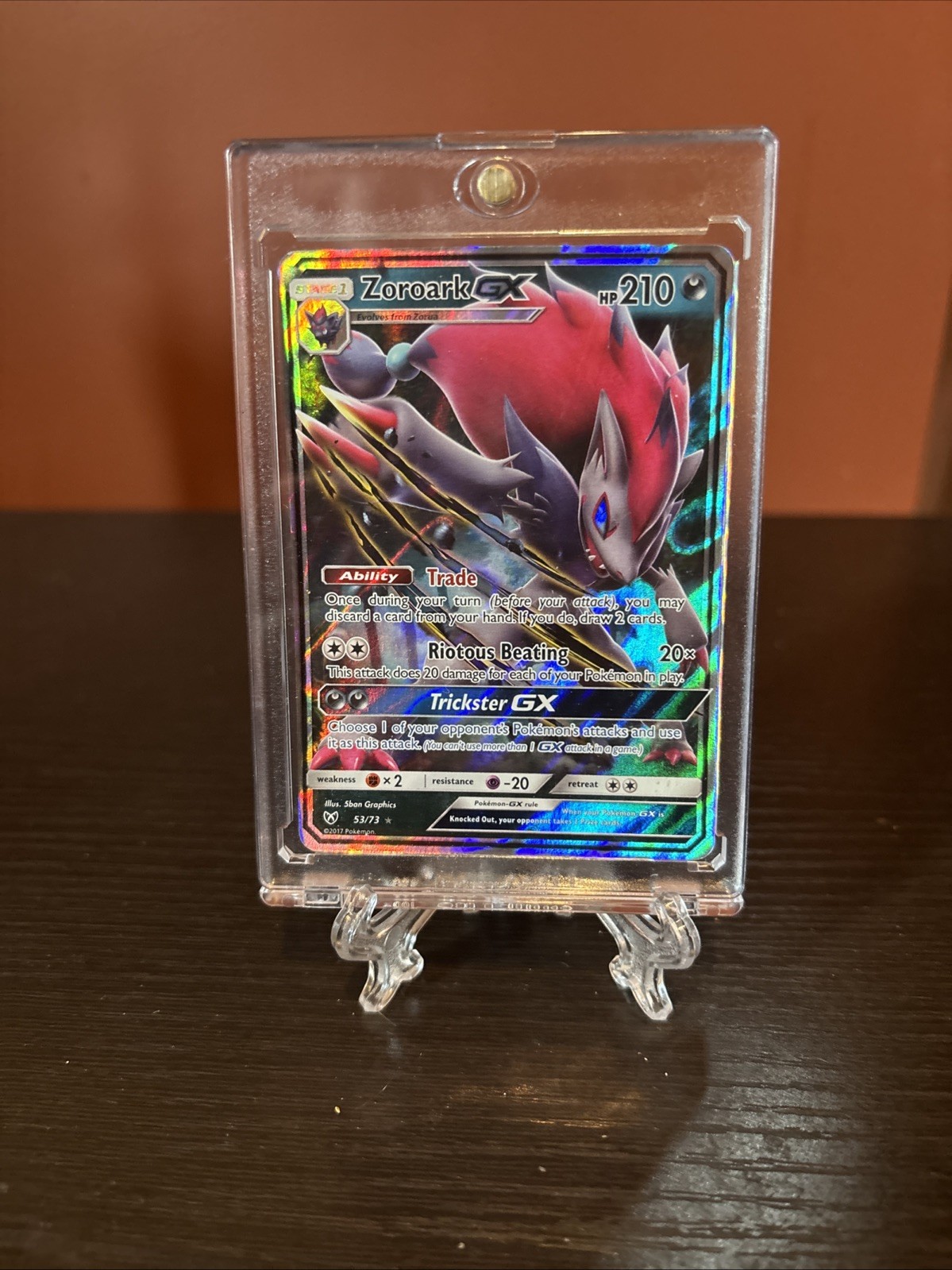 Zoroark GX 53/73 Pokémon Shining Legends Ultra Rare Holo NM