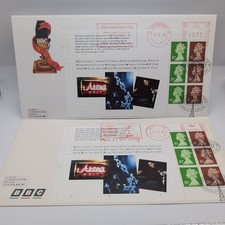 2x BBC 1997 First Day Cover Cancel Meter Children In Need Northampton Stamp FDC